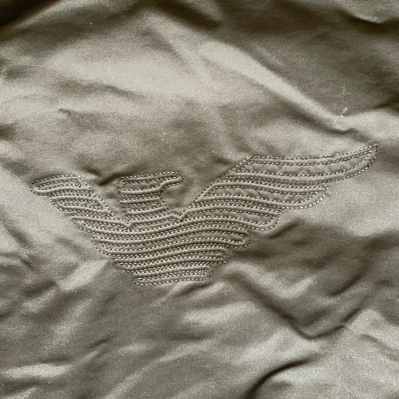 Armani nylon shell bomber jacket, great details - Picture 6 of 7